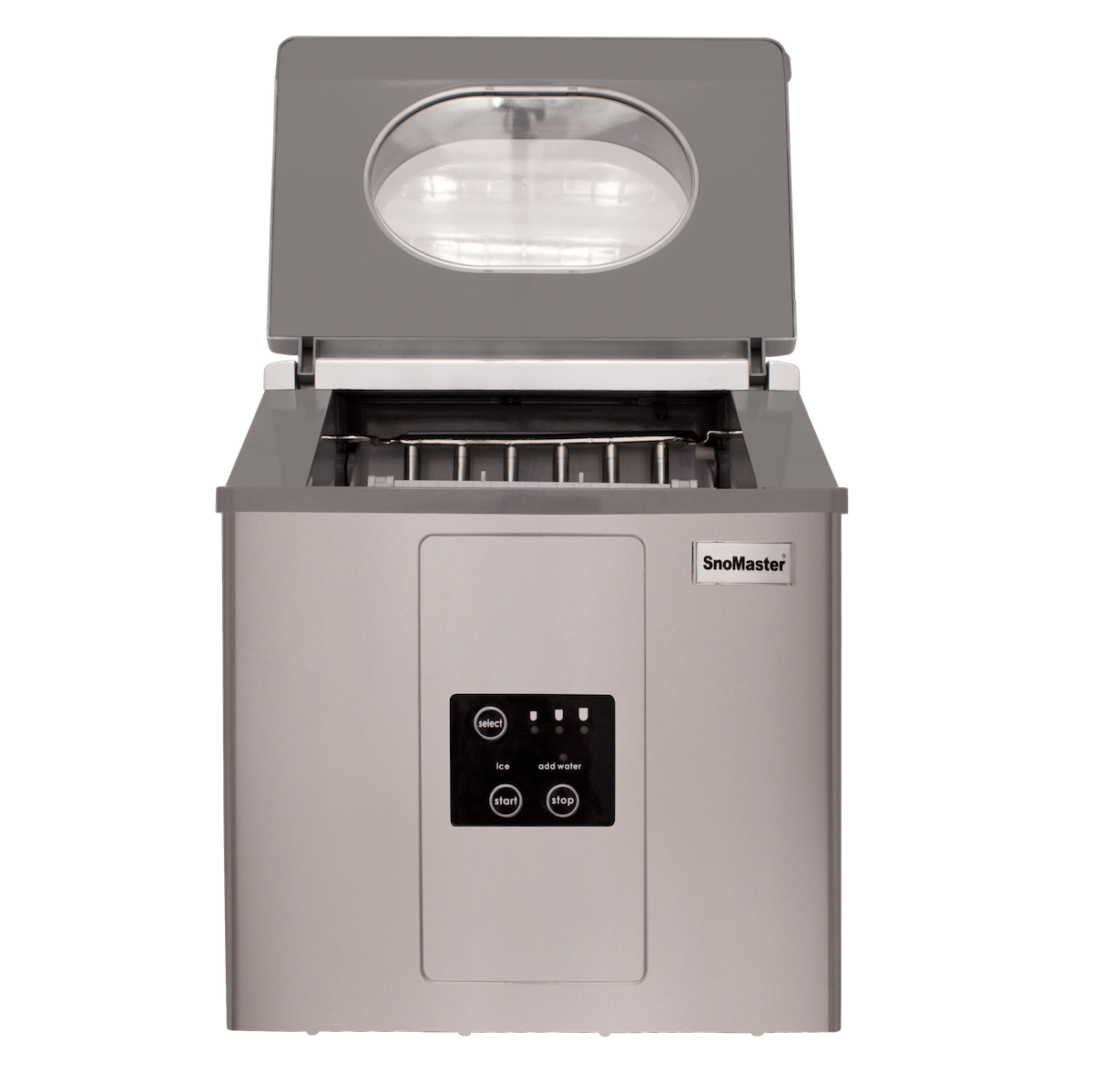 Snomaster 15kg Portable Ice Maker - Stainless Steel