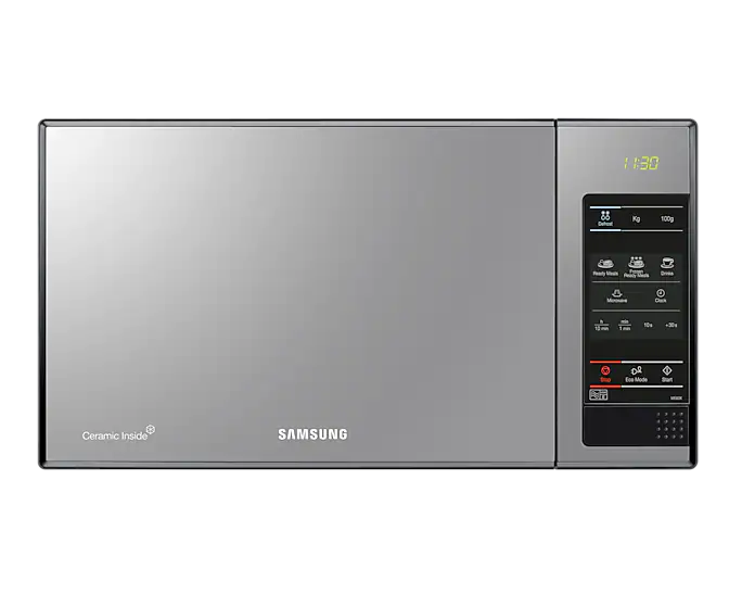 Samsung 23L 800W Microwave - Black Frame with Mirror Door