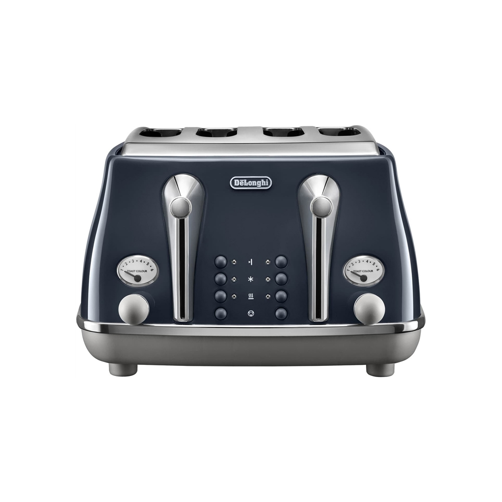 De'longhi Icona Capitals 4 Slice Toaster - London Blue