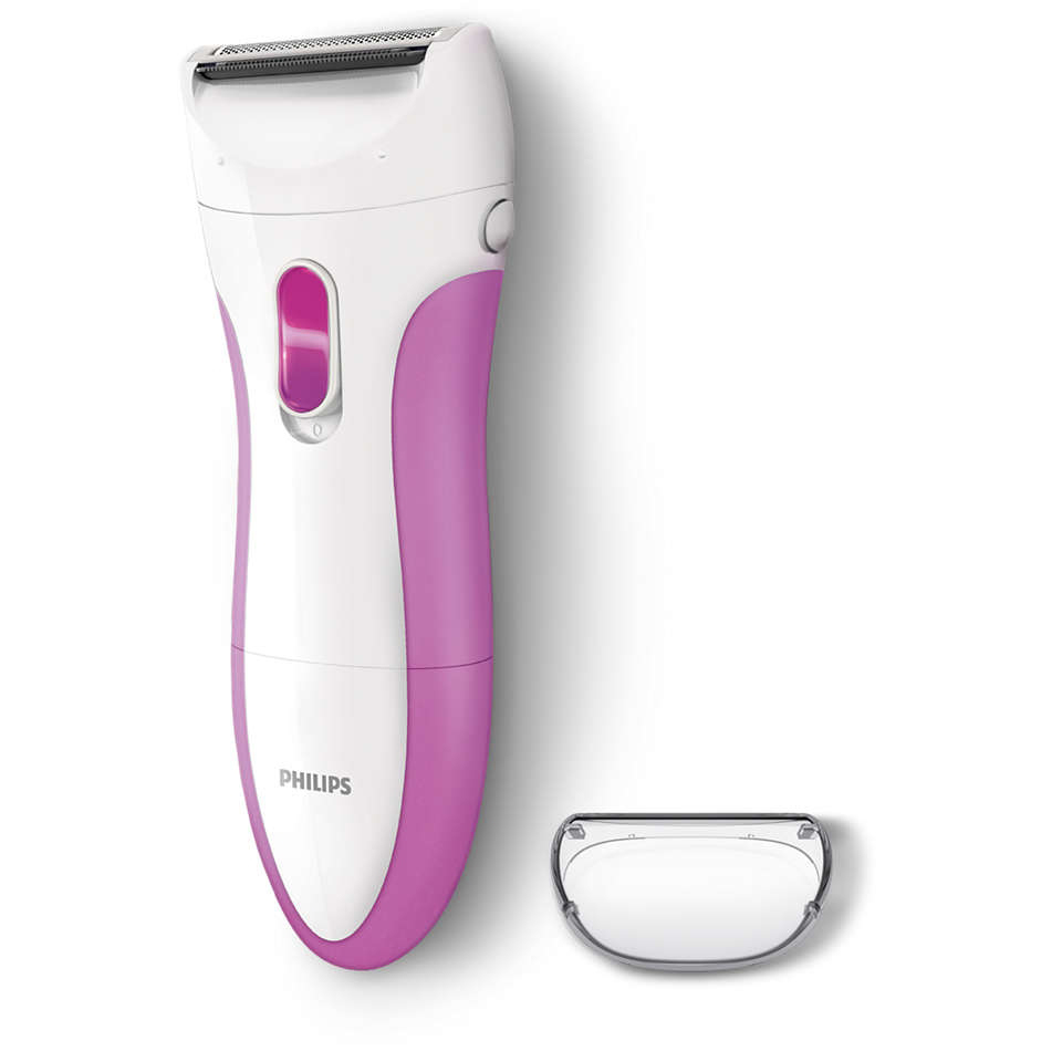 Philips SatinShave Essential Wet and Dry Electric Shaver - Pink/White