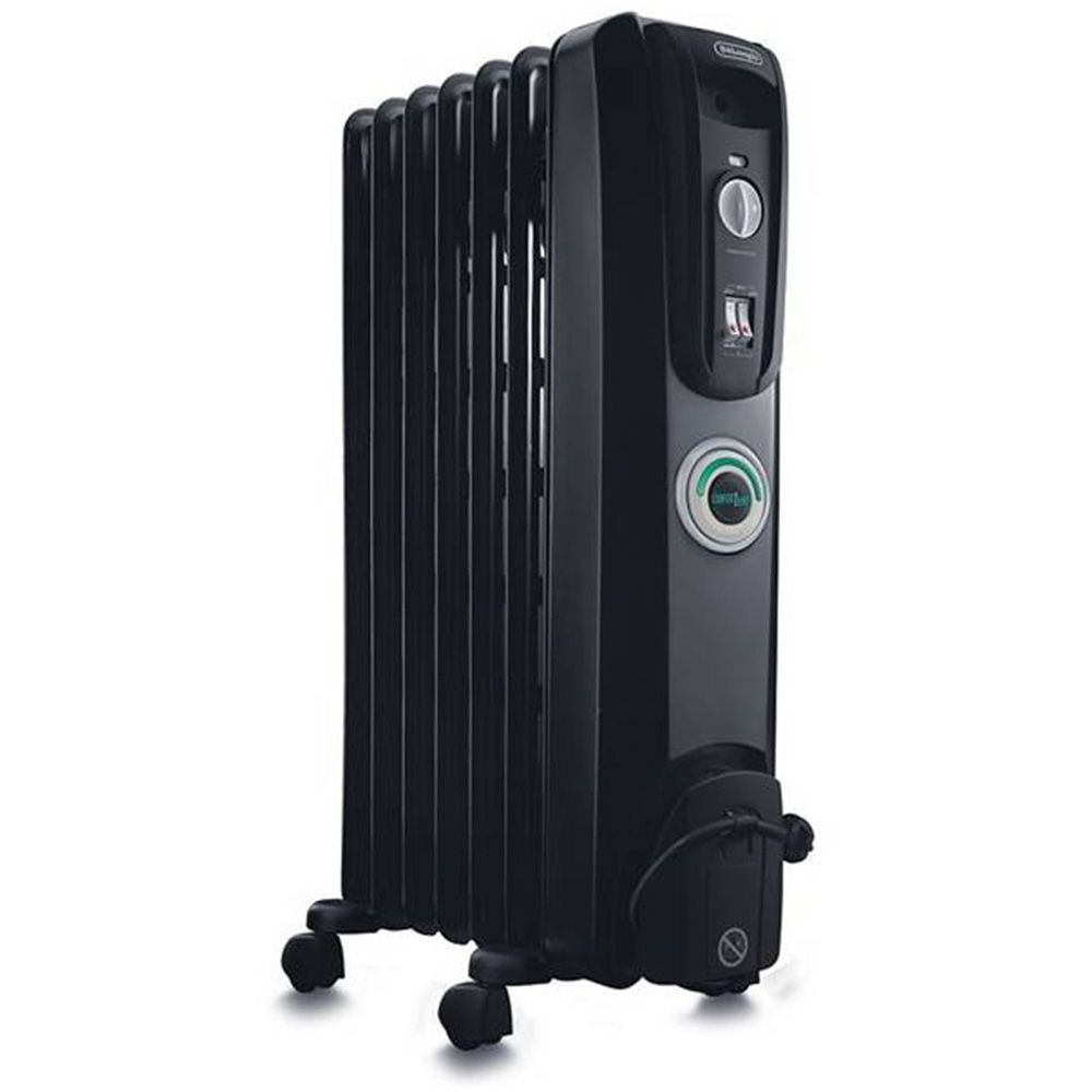 De'longhi 7 Fin Oil Heater - Black - Expert Stores