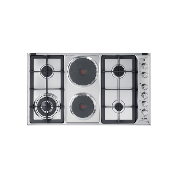 Elba 90cm Classic 4 Gas and 2 Electric Plate Hob
