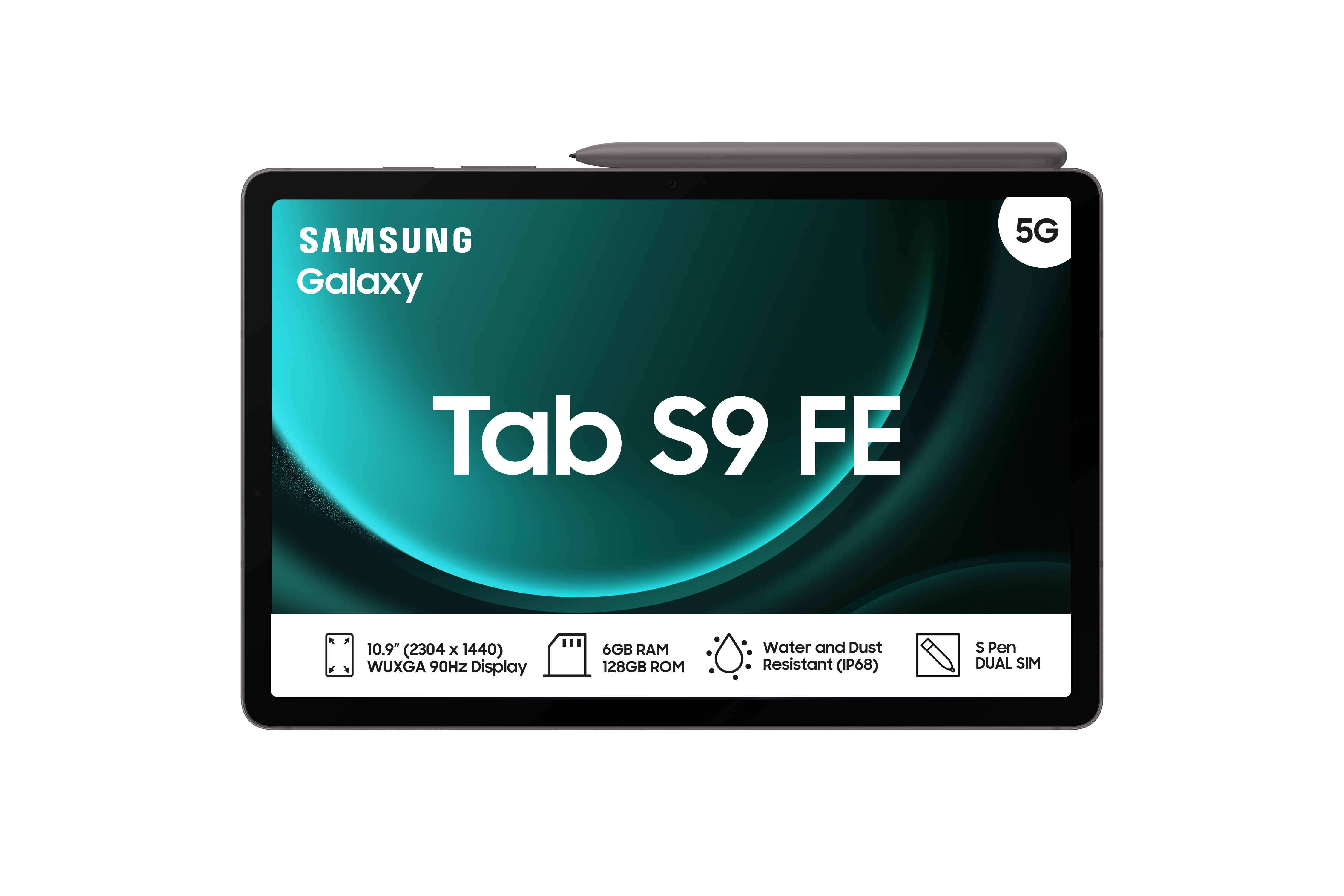 Samsung Galaxy Tab S9-FE 5G - Gray