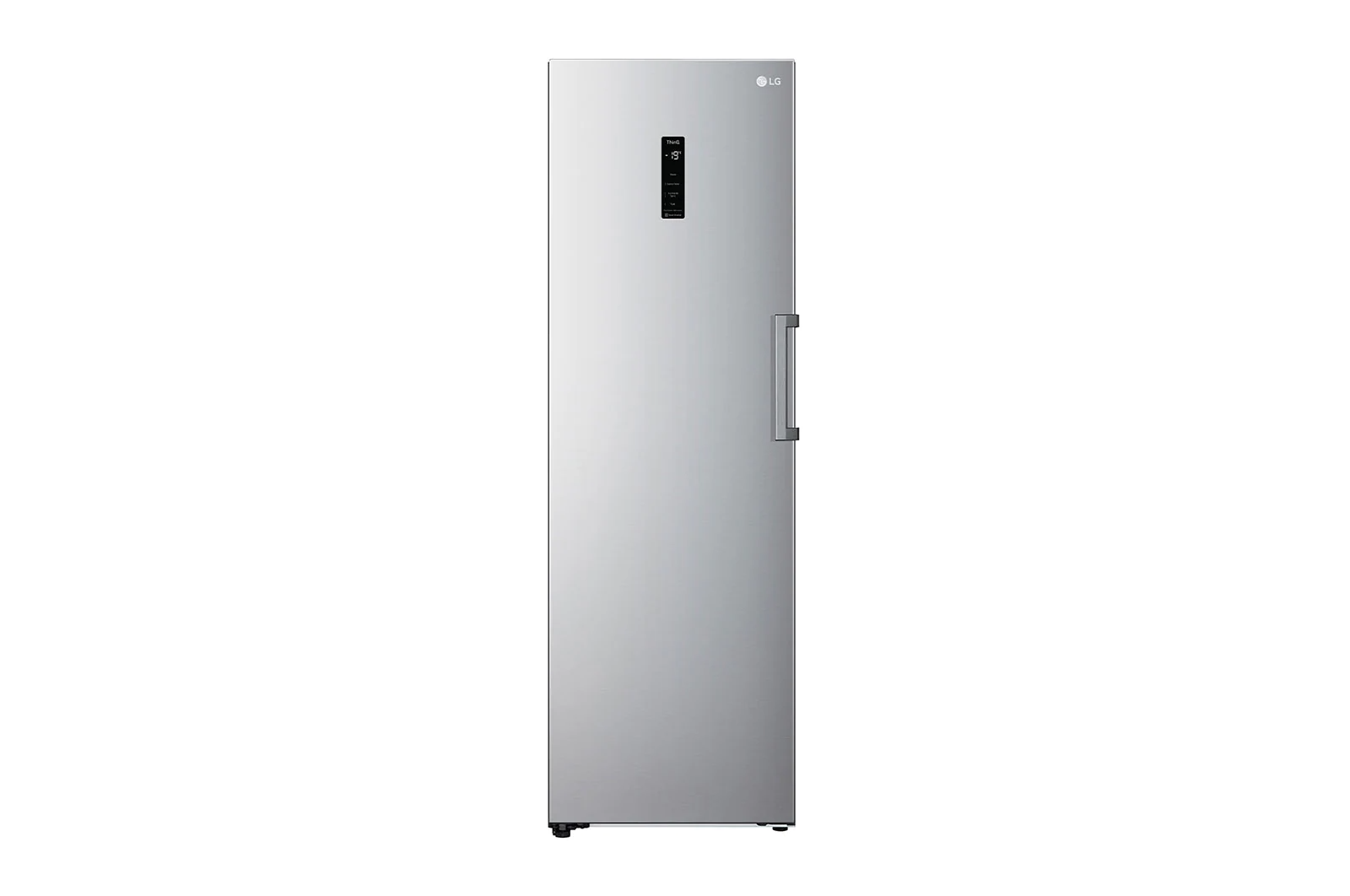 LG 324L One Door Freezer with Linear Cooling - Platinum Silver