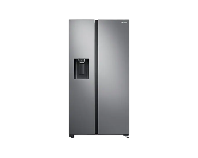 Samsung 617L 2 Door Frost Free Side by Side Fridge with Ice Dispenser - Gentle Silver