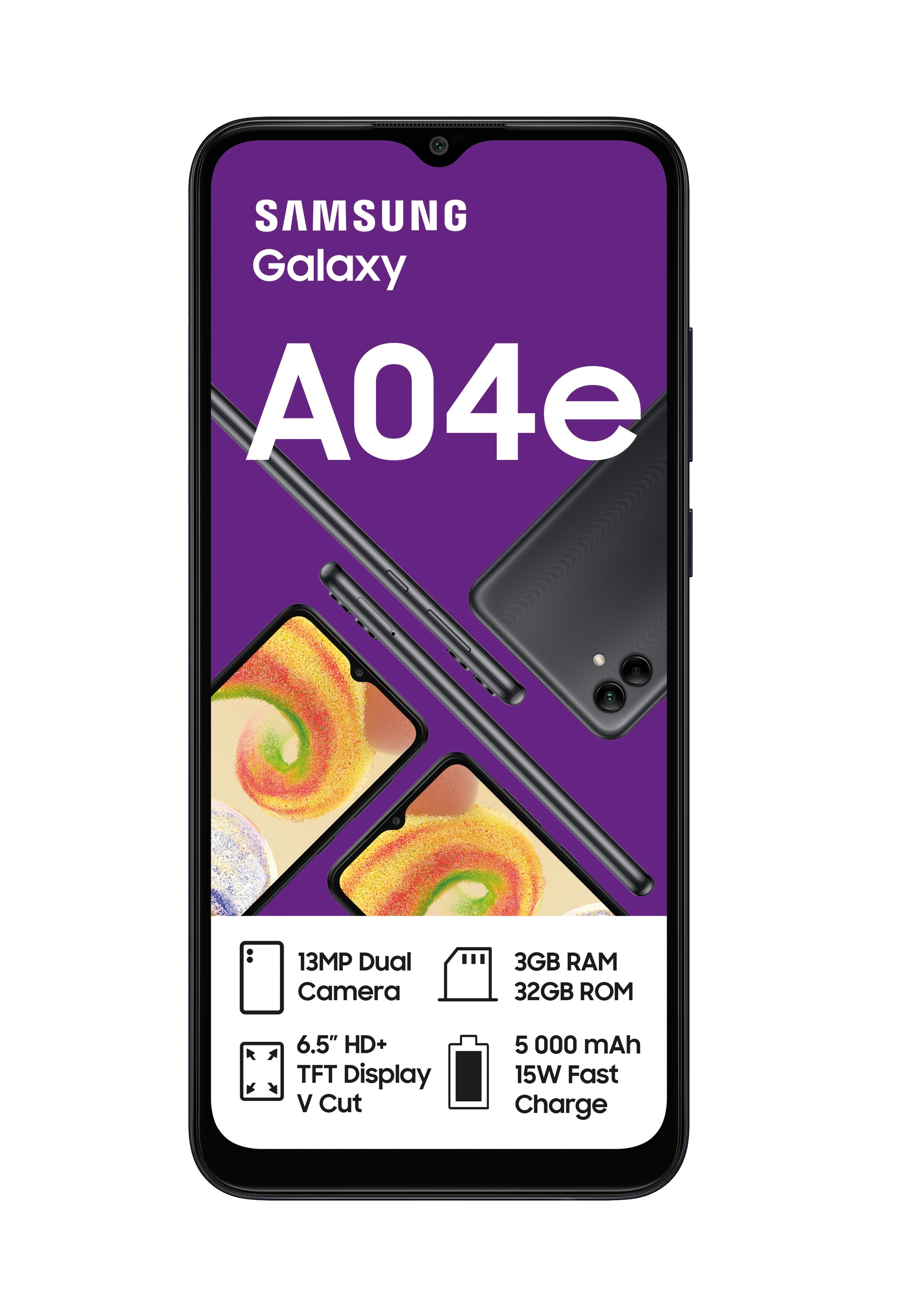 Téléphone portable Samsung Galaxy A04 - Version 3Go / 32Go
