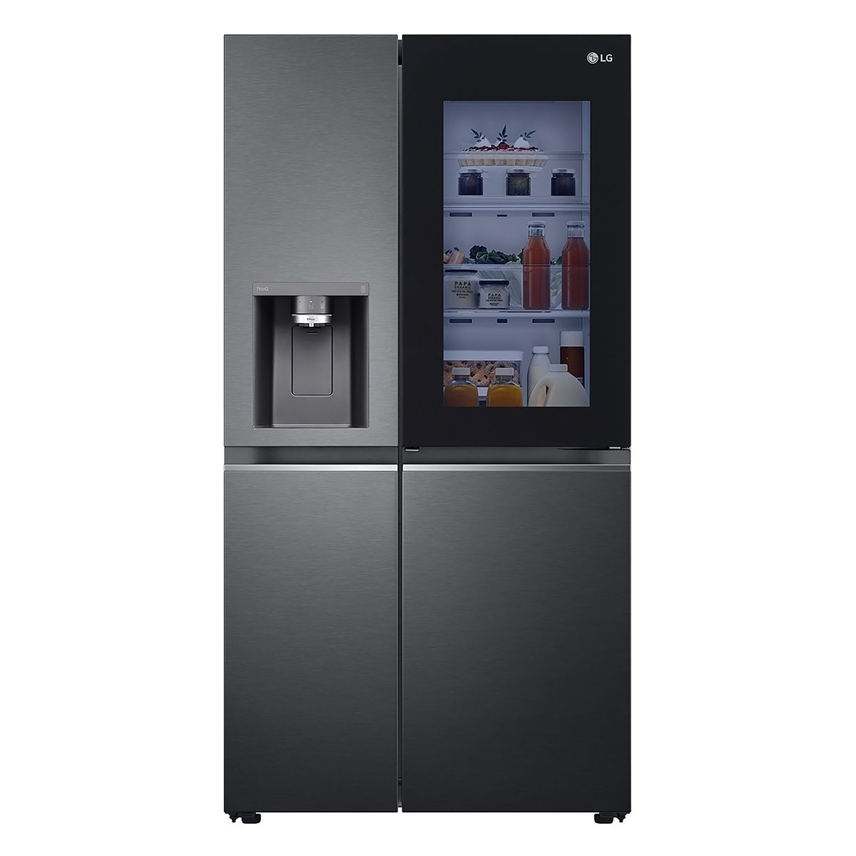 LG 617L Nett InstaView™ ThinQ™ Side by Side Refrigerator