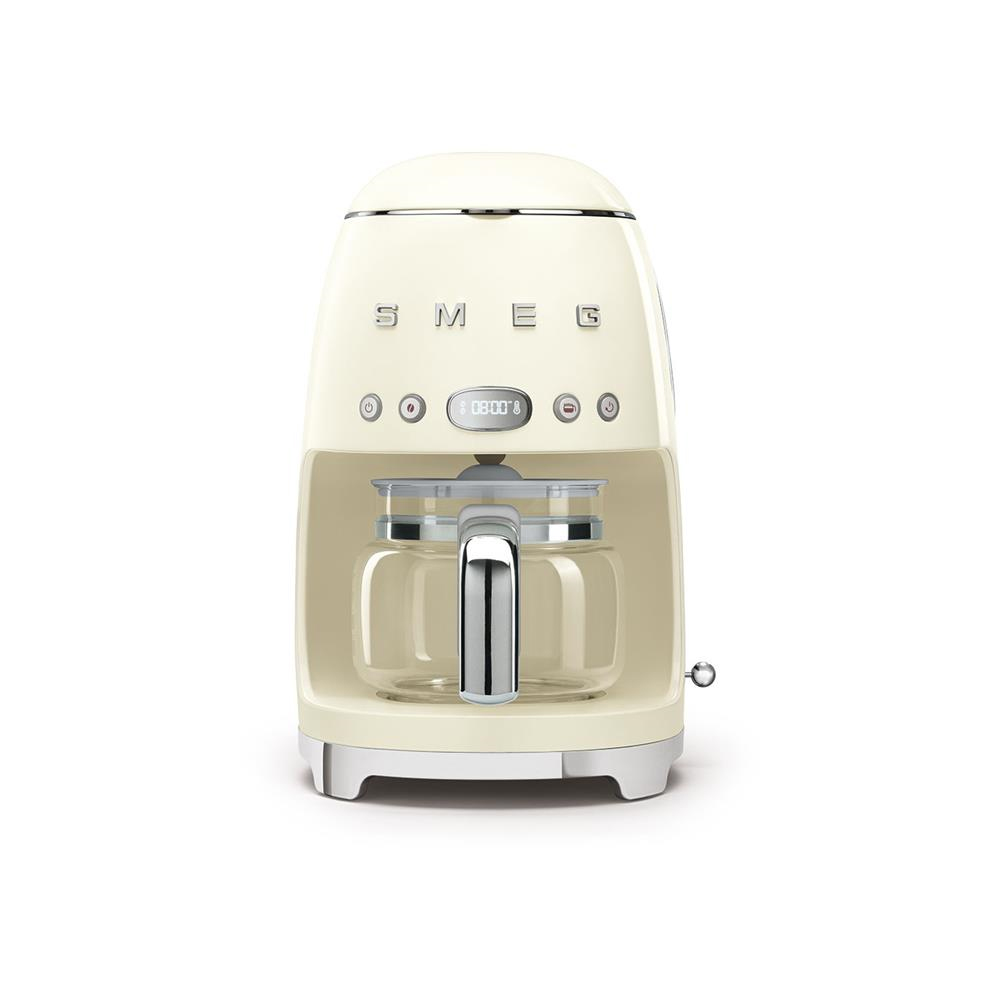 Smeg 50's Style Retro Drip Filter Coffee Machine - Glossy Cream