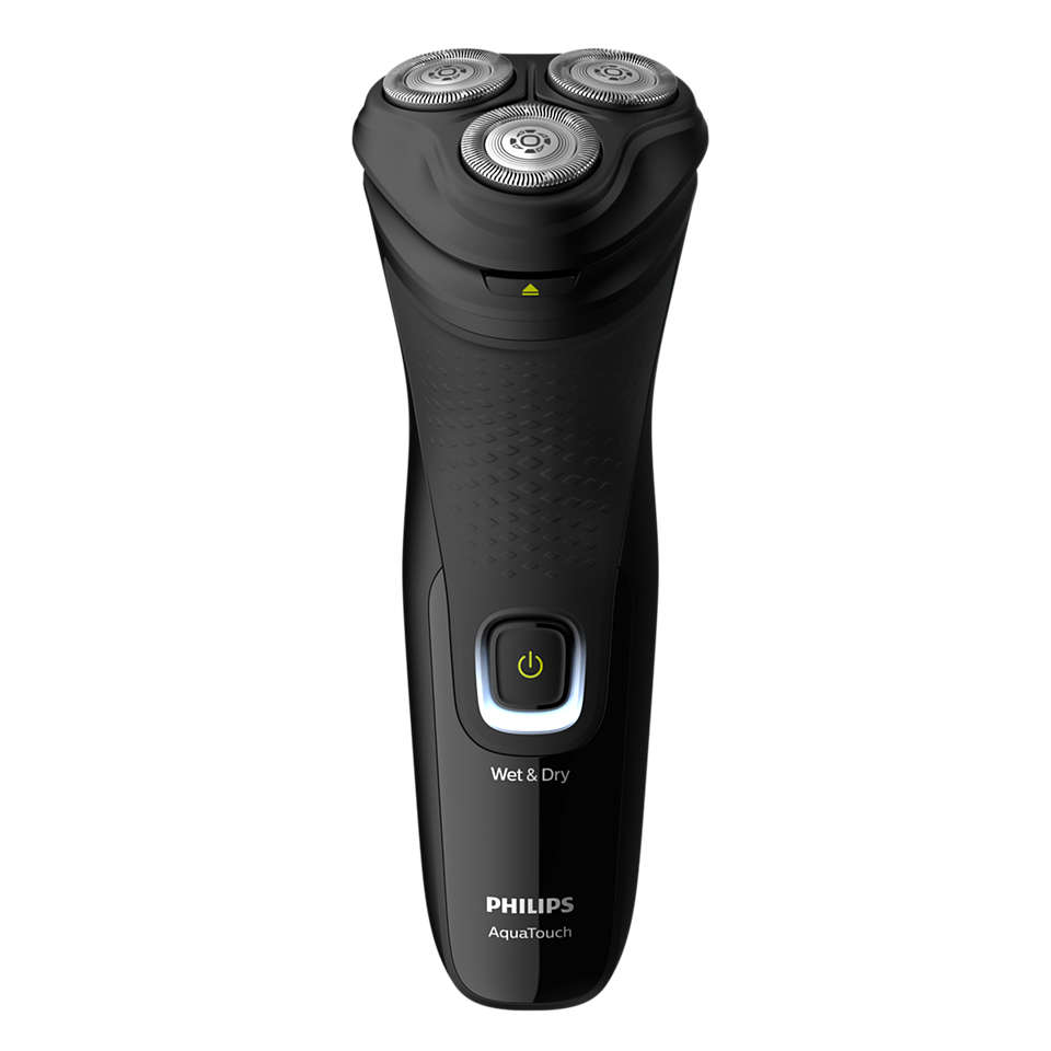 Philips Shaver 1200 Wet or Dry Electric Shaver - Deep Black